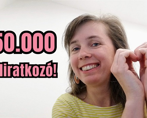 50000 feliratkozó Ébredő Szexualitás Blog Youtube élő közvetítés