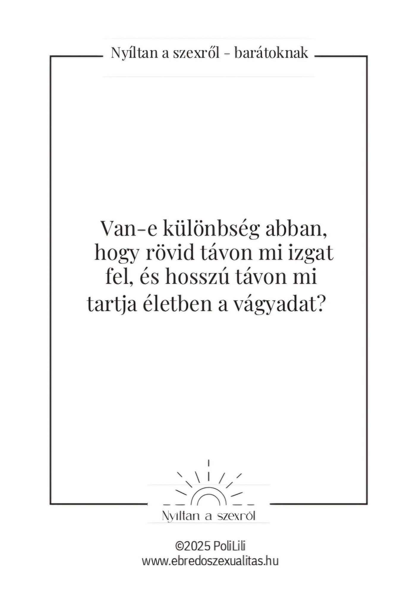 PoliLili Nyíltan a szexről Barátoknak 4