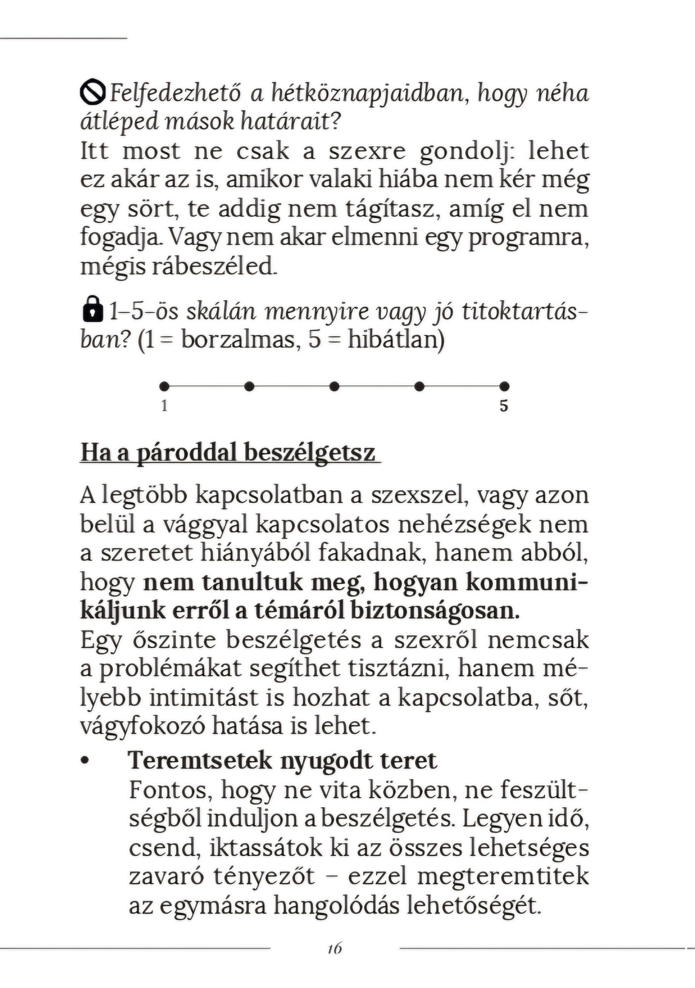 PoliLili Nyíltan a szexről Munkafüzet 1