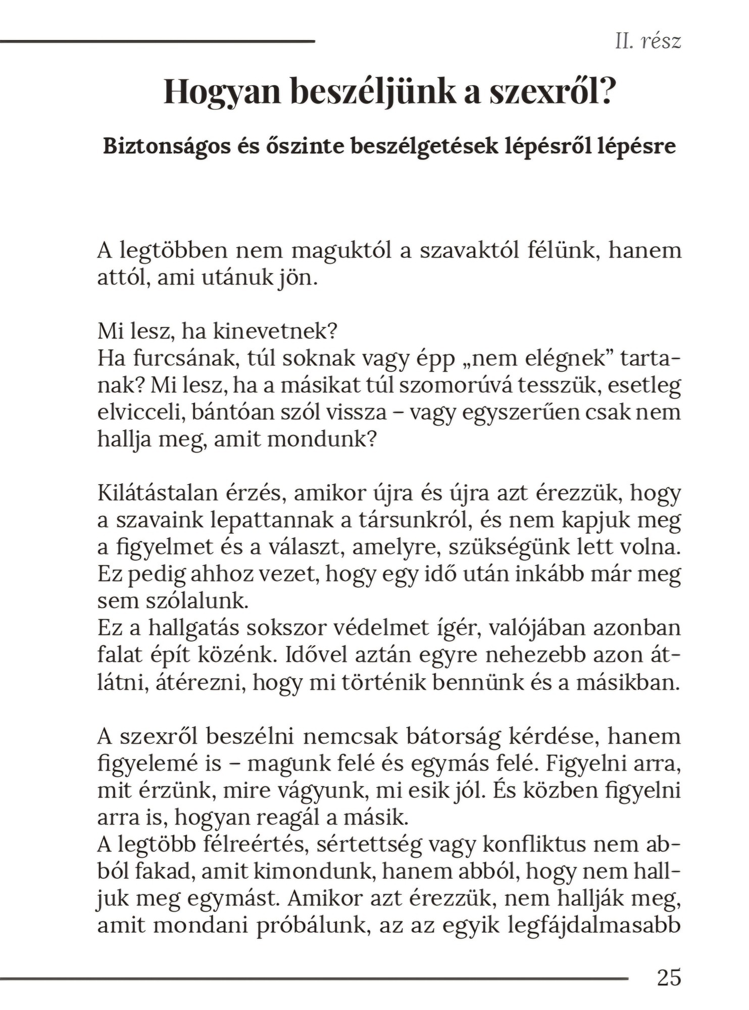 PoliLili Nyíltan a szexről könyv II. rész 1