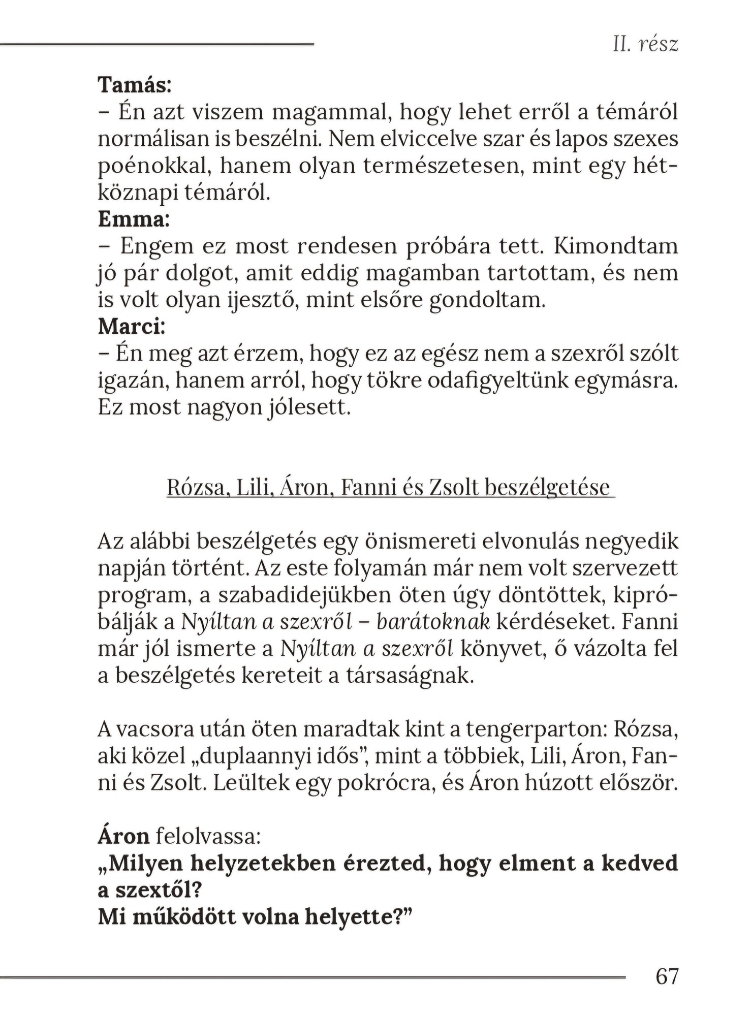 PoliLili Nyíltan a szexről könyv beszélgetés 2